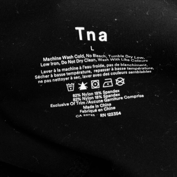 Aritzia TNA Athletic Stripe High Rise Workout Leggings - Picture 4 of 7